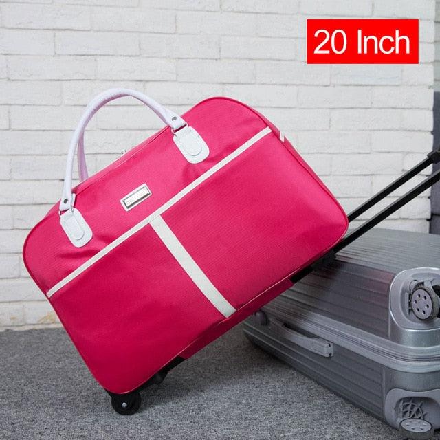 Large Trolley Bag - Luggage Travel Duffle Bags - Rolling Traveling Handbag - With Wheel Carry On (LT1)(LT2)(F78)