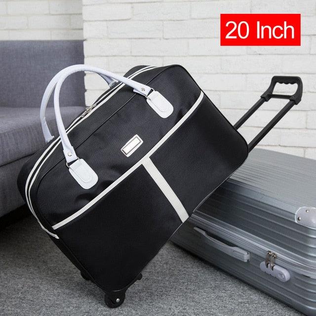 Large Trolley Bag - Luggage Travel Duffle Bags - Rolling Traveling Handbag - With Wheel Carry On (LT1)(LT2)(F78)