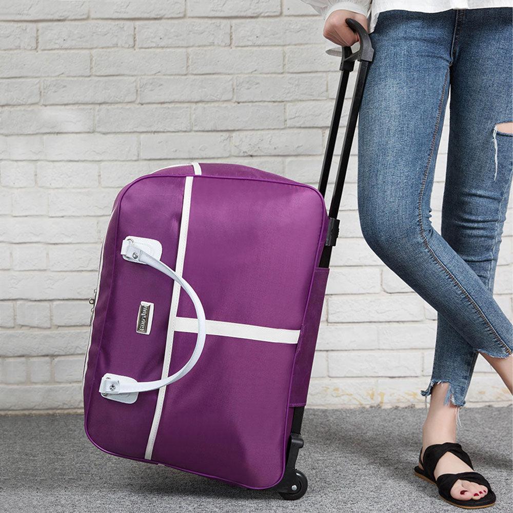 Large Trolley Bag - Luggage Travel Duffle Bags - Rolling Traveling Handbag - With Wheel Carry On (LT1)(LT2)(F78)