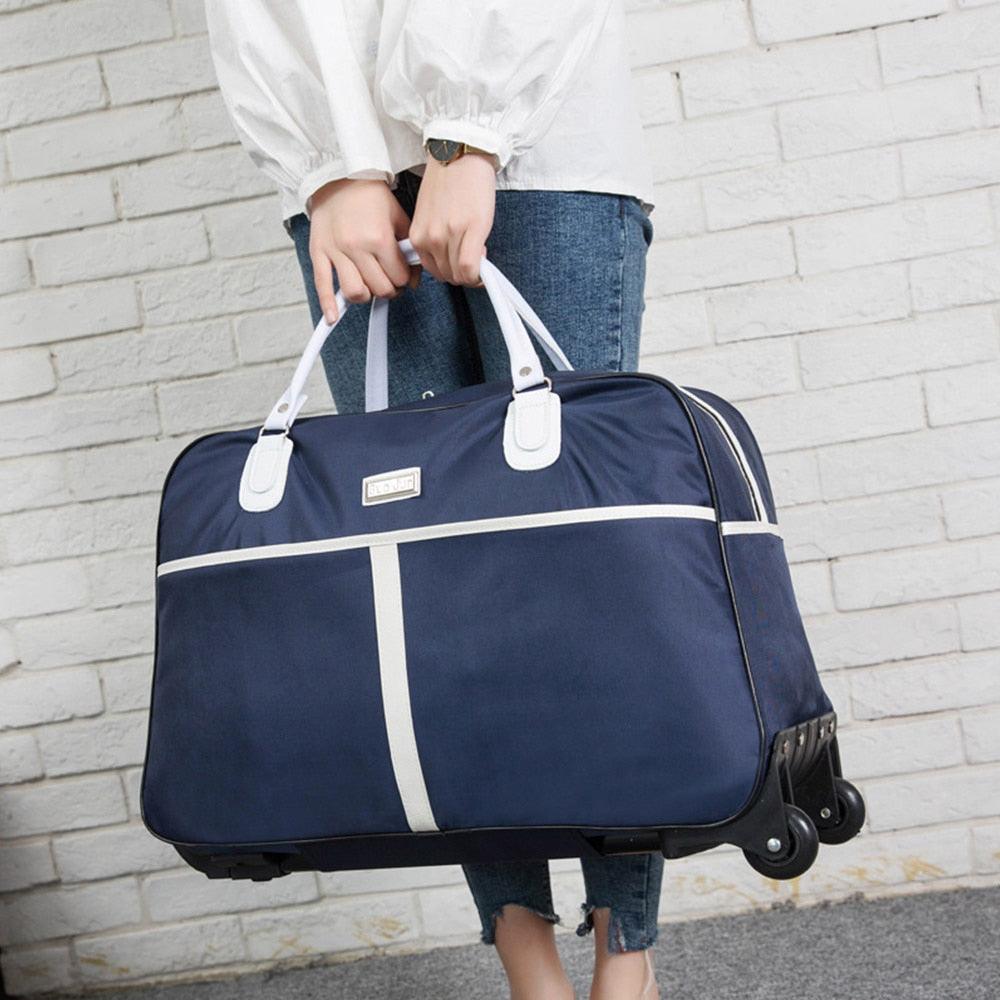 Large Trolley Bag - Luggage Travel Duffle Bags - Rolling Traveling Handbag - With Wheel Carry On (LT1)(LT2)(F78)