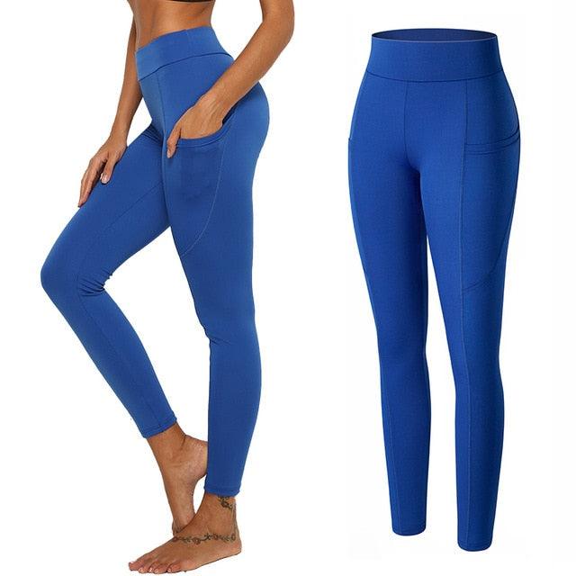 Trending Women' Leggings With Pocket - Mid Waist Perfect Fit Legging - Seamless Fitness Workout Butt Lifting (1U31) (1U24)