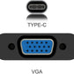 USB C to VGA Adapter, Type C to VGA Cable Converter for MacBook Pro 13/15/16 (Thunderbolt 3 Port), 2018 2019 MacBook Air (CA2)(1U52)