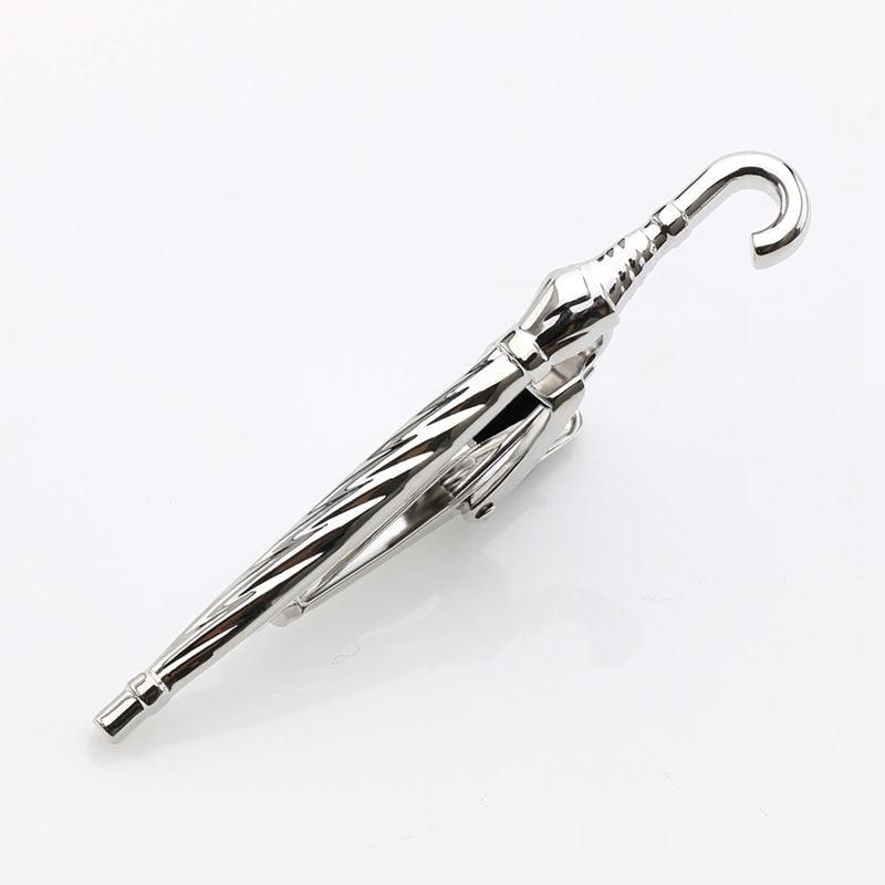 Fashion Gold Color Umbrella Tie Clips - Suit Clasp Clip Business Wedding Tie Bar (MA4)