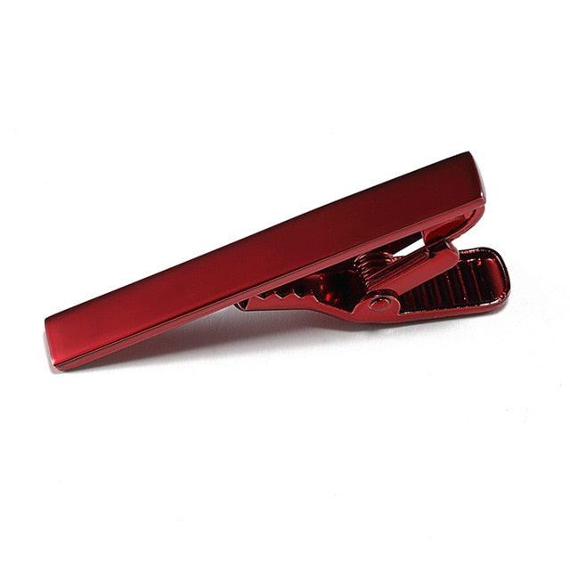 Men Business Copper Necktie Tie Clips - Skinny Glossy Clasp Tie Bar Clasp Clip (MA4)(F17)