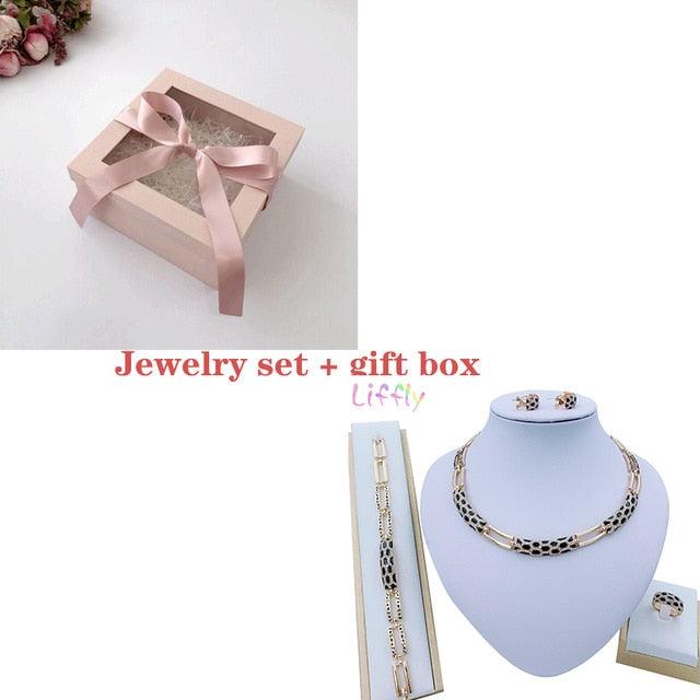 Amazing Women Dubai Jewelry Sets - Luxury Bridal Nigerian Wedding African Beads Jewelry Set (3JW)(5JW)(7JW)