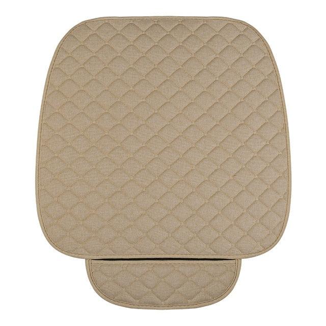 Trending Linen Car Seat Cover - Protector Linen Front And Back Seat - Cushion Pad Accessories - Suitable For All Model (7WH1)