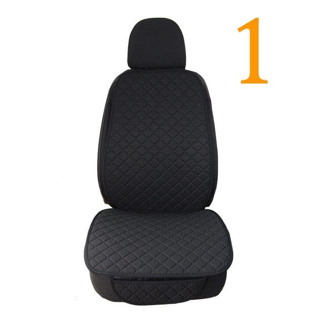 Trending Linen Car Seat Cover - Protector Linen Front And Back Seat - Cushion Pad Accessories - Suitable For All Model (7WH1)
