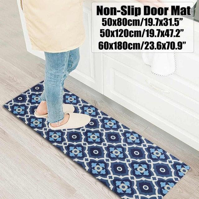 Long Floor Mat Carpet Non-slip Door Mat Comfort Floor Perfect Rugs for Kitchen Bathroom and Standing Desks (RU1)(1U68)