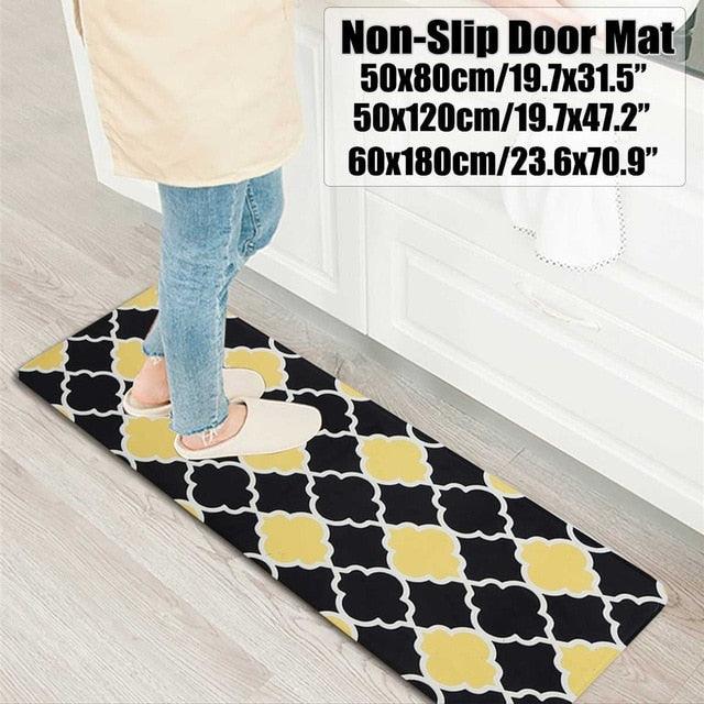 Long Floor Mat Carpet Non-slip Door Mat Comfort Floor Perfect Rugs for Kitchen Bathroom and Standing Desks (RU1)(1U68)