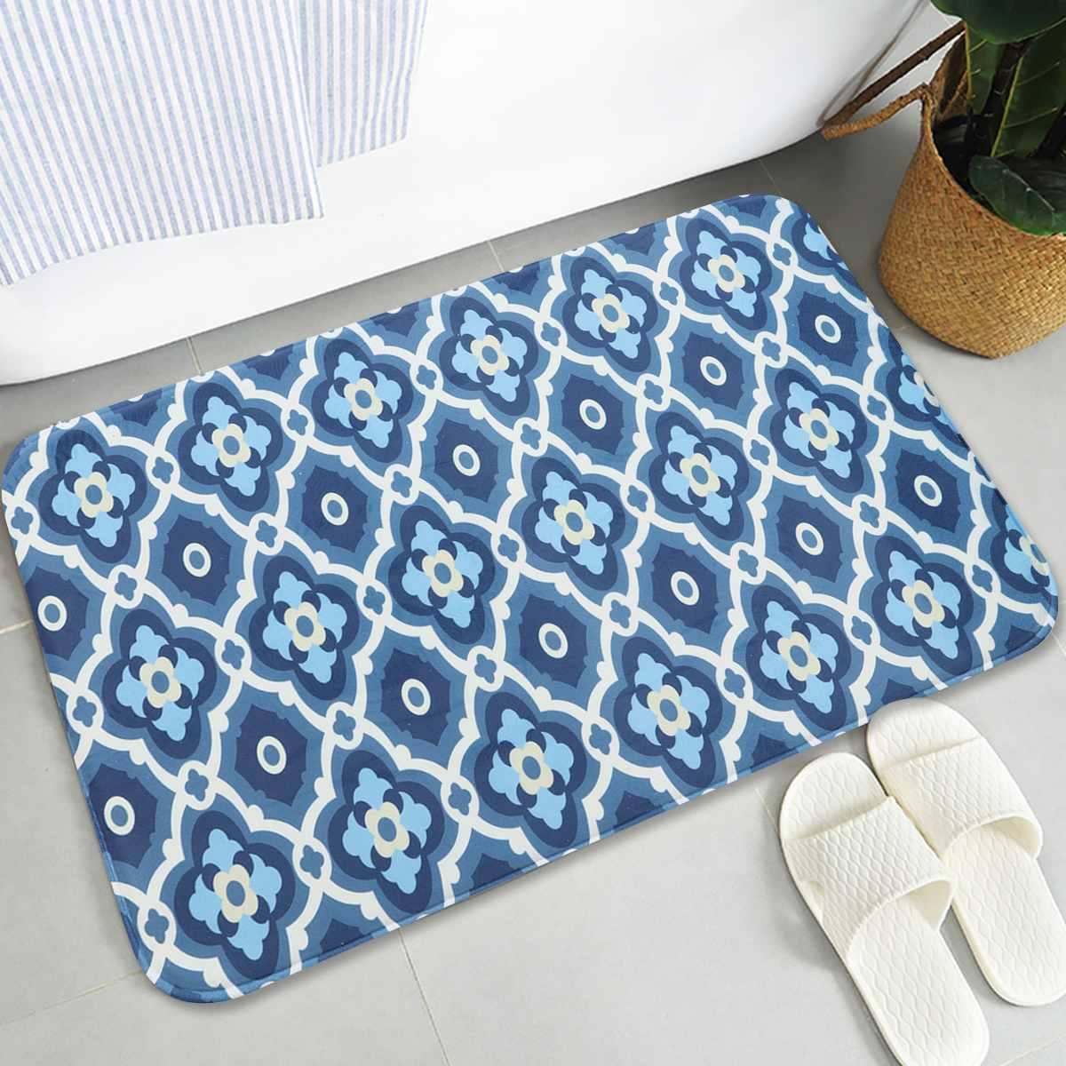 Long Floor Mat Carpet Non-slip Door Mat Comfort Floor Perfect Rugs for Kitchen Bathroom and Standing Desks (RU1)(1U68)
