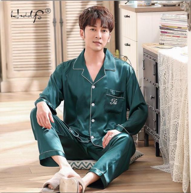 Luxury Pajama suit - Couple Pajama Sets - Silk Sweet Sleepwear - Men & Women Clothes (ZP3)