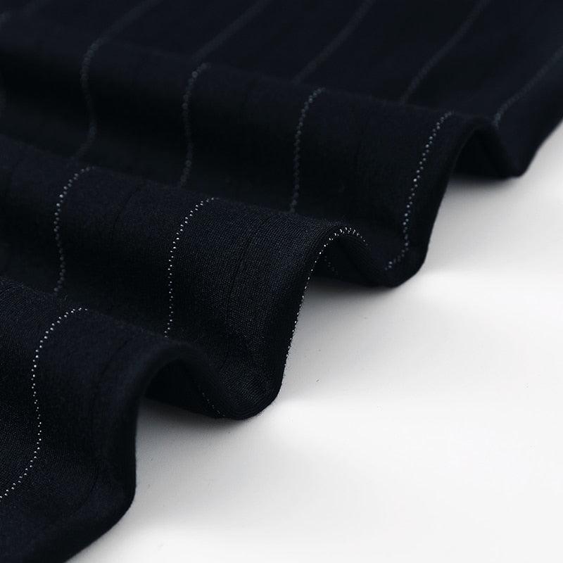 Great Large Size Women Office Work Pants - Formal Suit Trousers -Striped Pants (BP)(F25)