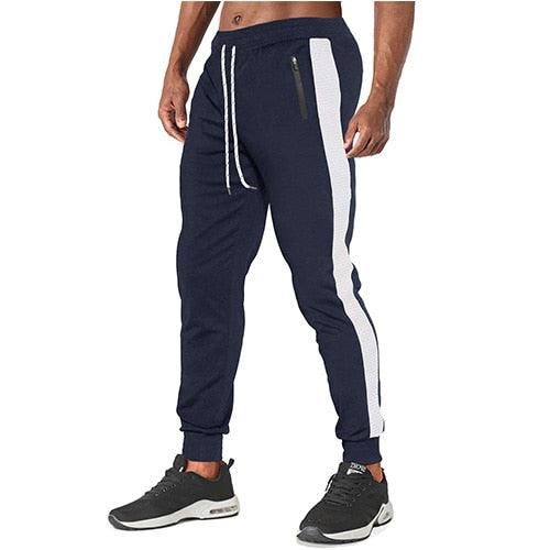 Great Men's Fitness Trousers - Breathable Joggers Workout Track Skinny Sweatpants (1U101)(1U9)