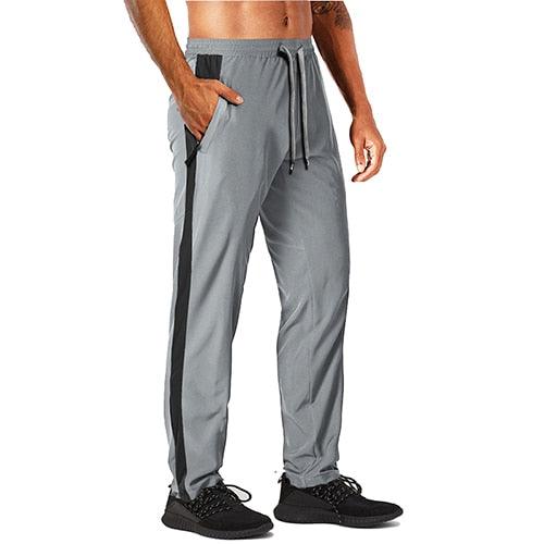 Men's Joggers Trousers - Summer Casual Quick Drying Track Pants - Exercise Sweatpants (1U101)(1U9)