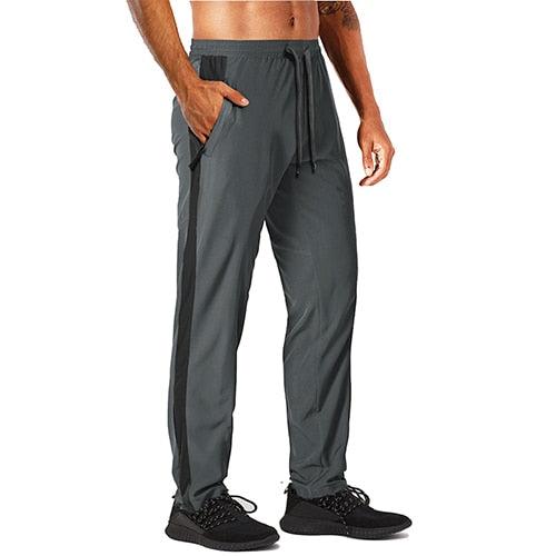 Men's Joggers Trousers - Summer Casual Quick Drying Track Pants - Exercise Sweatpants (1U101)(1U9)