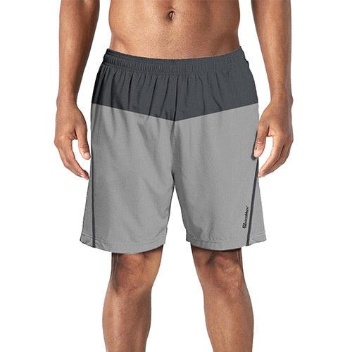 Men's Patchwork Shorts - Summer Quick Drying Gyms Exercise Shorts - Casual Elastic Waist Joggers (1U9)