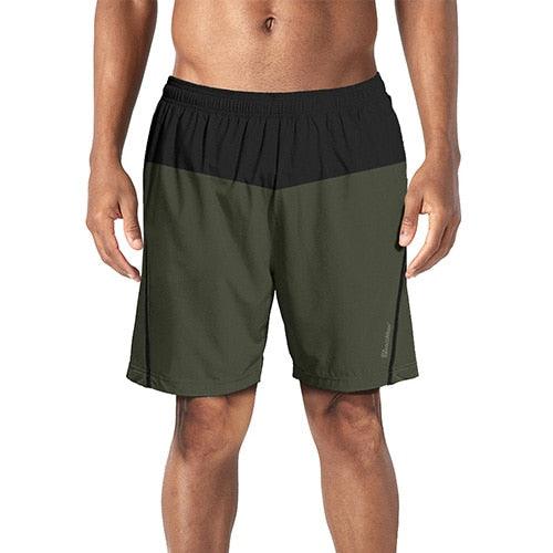 Men's Patchwork Shorts - Summer Quick Drying Gyms Exercise Shorts - Casual Elastic Waist Joggers (1U9)