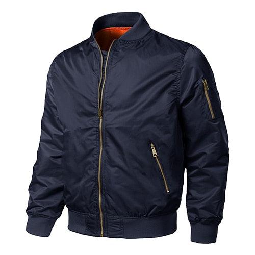 Winter Jackets - Men Bomber Pilot Coat Thermal Padded Casual Baseball Varsity Jacket (2U100)