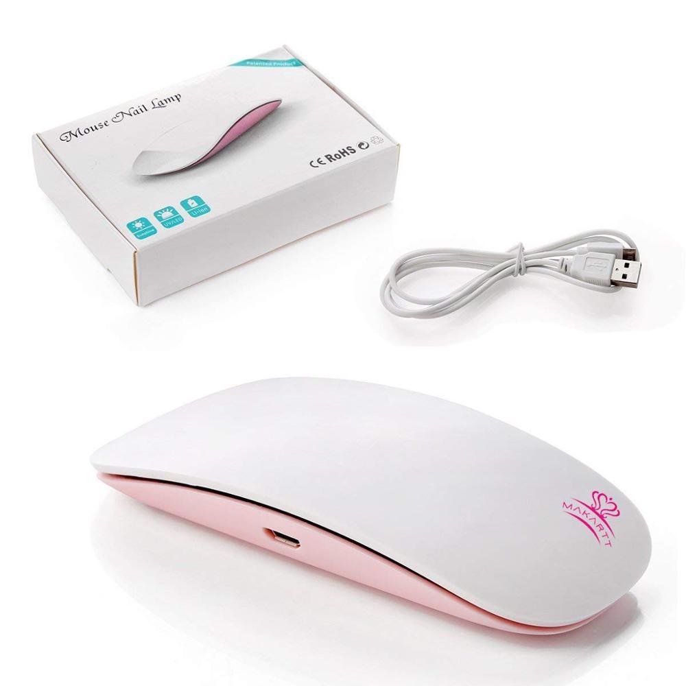 6W Nail Dryer Mini Portable White Light USB LED UV Lamp For Nails Cure Nail Gel (N3)(1U85)