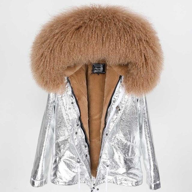 Gorgeous Women Winter Coats - Winter Jacket Natural Real Wool Coat - Woman Jacket (1U23)