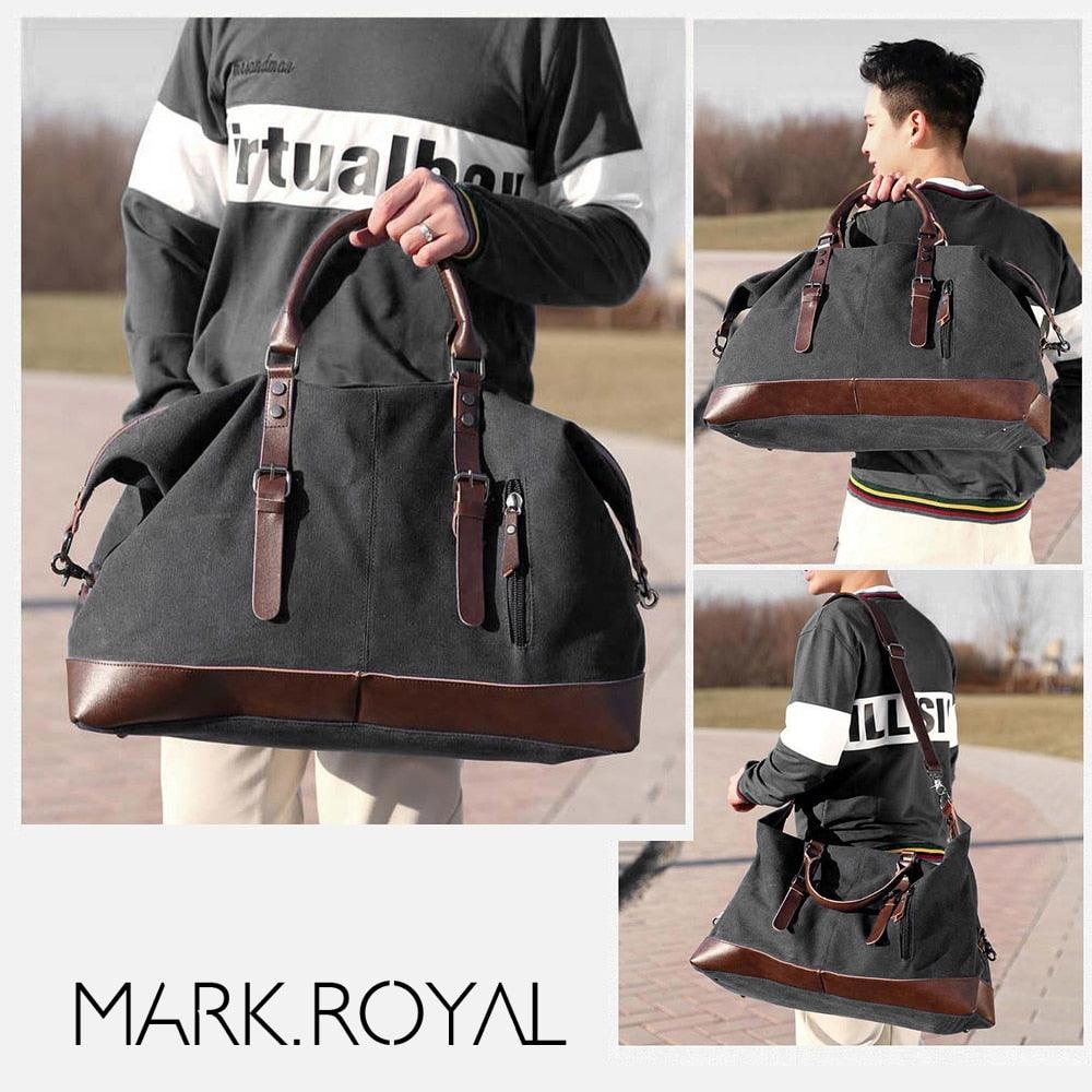 Duffel Canvas Leisure Bags - Travel Large Capacity Luggage Wild Handbags (1U78)(LT3)
