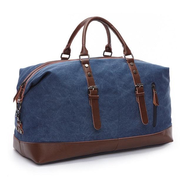 Duffel Canvas Leisure Bags - Travel Large Capacity Luggage Wild Handbags (1U78)(LT3)