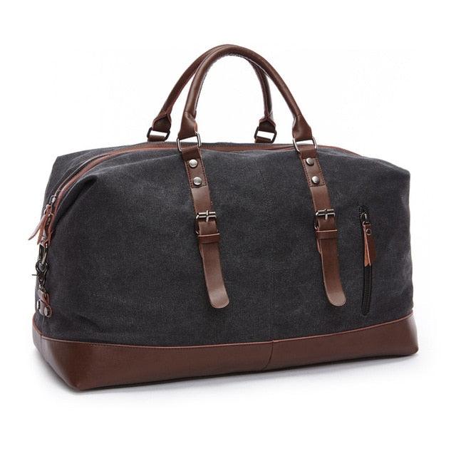 Duffel Canvas Leisure Bags - Travel Large Capacity Luggage Wild Handbags (1U78)(LT3)