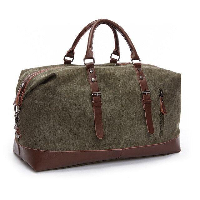 Duffel Canvas Leisure Bags - Travel Large Capacity Luggage Wild Handbags (1U78)(LT3)