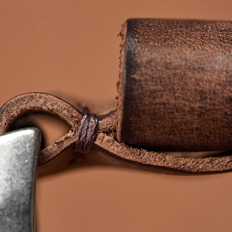 Great Men Belt - Pin Buckle Advanced Leather Belts - Jeans Casual Original Waistband (MA1)(F17)
