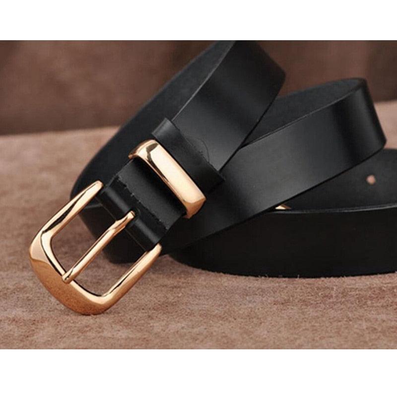 Women's Strap Casual Brief Genuine Leather Belt (4WH1)