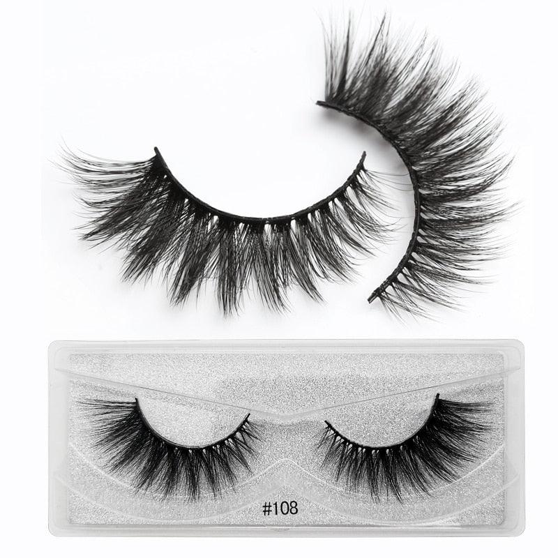 20/30/50/100 pairs Wholesale Eyelashes 3D fluffy Mink Lashes Natural soft False Eyelashes (M2)(1U86)