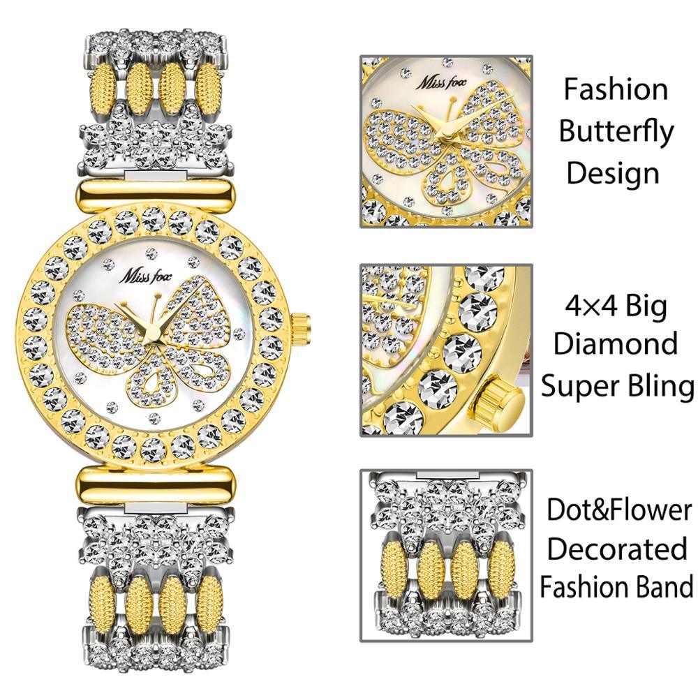Great Butterfly Women Watches - Luxury Waterproof Special Bracelet Expensive Ladies Wrist Watch (1U82)(9WH3)