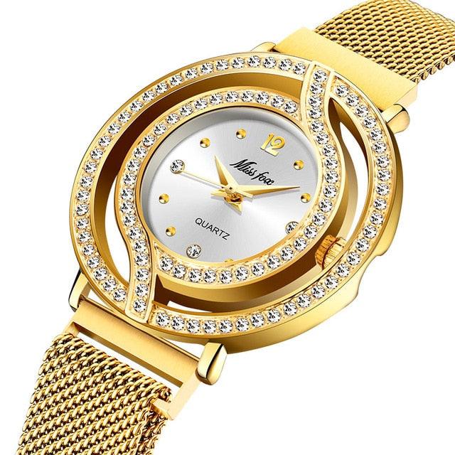 Gorgeous Magnetic Watch - Women Luxury Brand Waterproof Watches - Elegant Wrist Watch (D82)(9WH3)