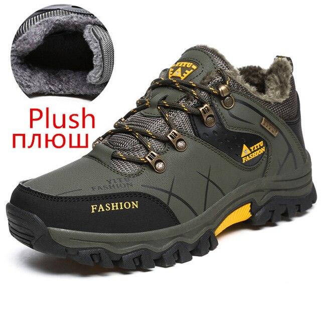 Men's Boots - Winter With Plush Warm Snow Boots - Casual Winter Boots (MSB4)(F16)(F13)