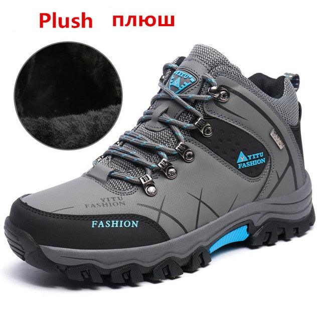 Men's Boots - Winter With Plush Warm Snow Boots - Casual Winter Boots (MSB4)(F16)(F13)