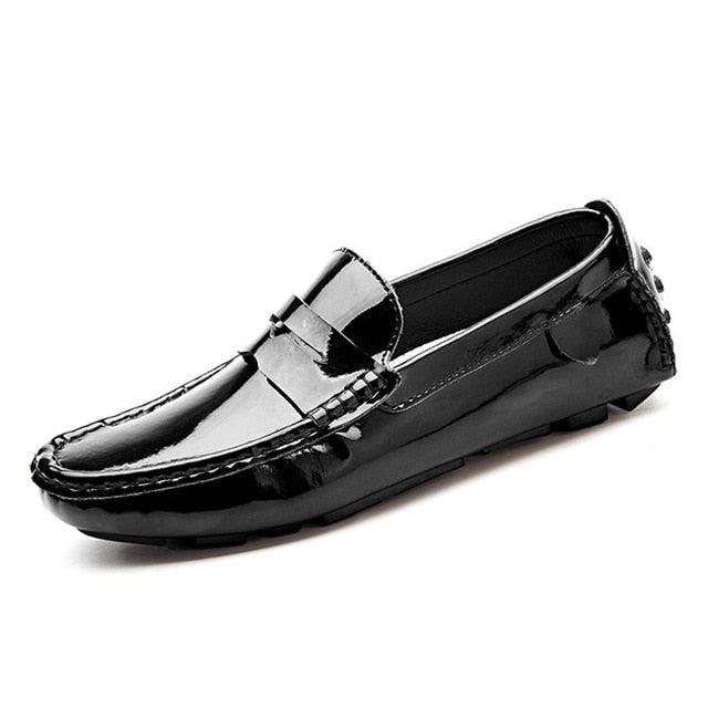 Great Men's Loafers Patent Leather Moccasins Driving Shoes (MSC2)(MSC4)(MSC1)