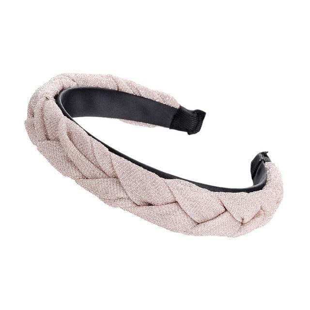 Great Hair Accessories - Wide Shiny Weaving Hairbands - Braided Headband Hair Hoop Fashion (8WH1)1