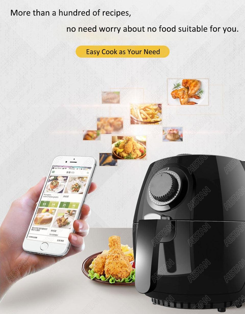 MS289 Electric Air Fryer Smart Air Fryer Oven Oil Free 2.6L 1200W 220V Home Use (H3)(1U59)
