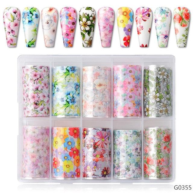 Nail Art Foil Glue Gel with Starry Sky Star Foil Stickers Set - DIY 15ML, 20PCS (4cm100cm) (D85)(N2)(N1)(1U85)