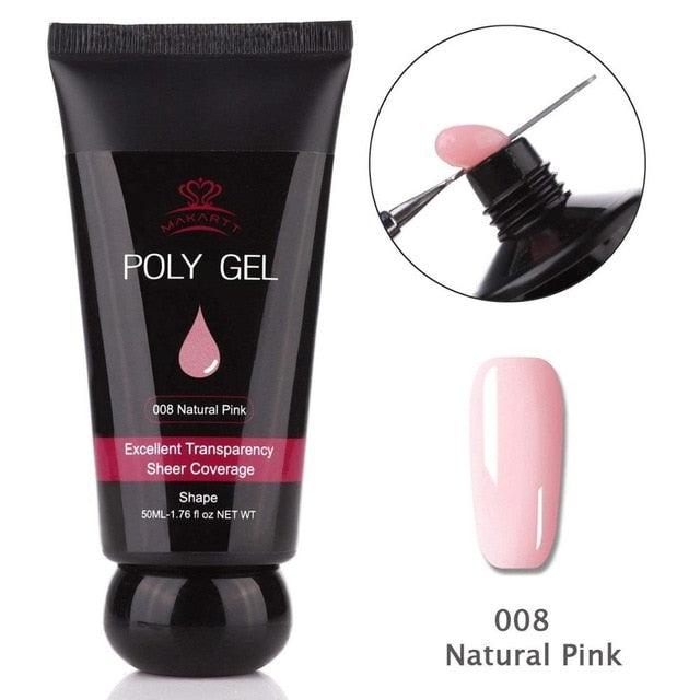Nail Extension Gel Clear Builder Gel Nail Gel Trendy Nail Art Design Nail Extension Gel Salon Nail Easy (N1)(1U85)