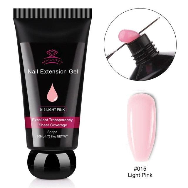 Nail Extension Gel Clear Builder Gel Nail Gel Trendy Nail Art Design Nail Extension Gel Salon Nail Easy (N1)(1U85)