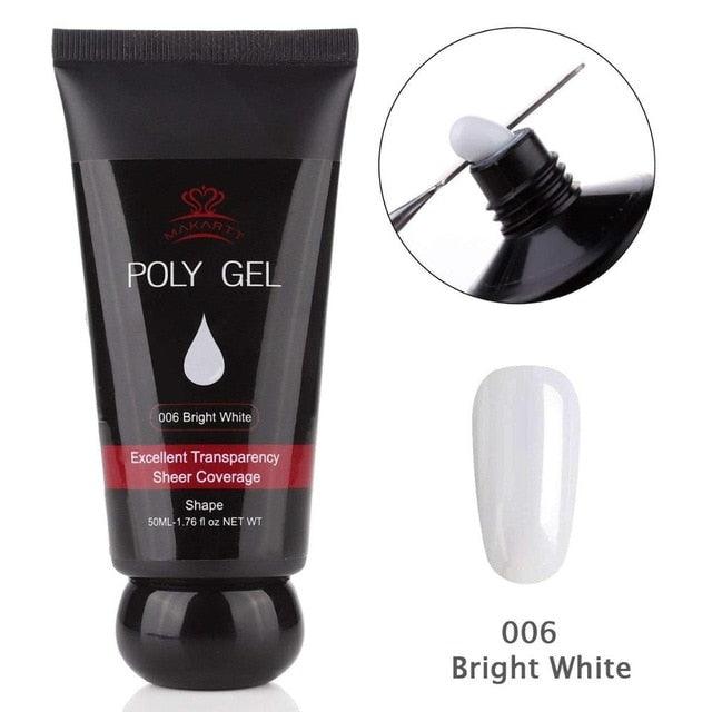 Nail Extension Gel Clear Builder Gel Nail Gel Trendy Nail Art Design Nail Extension Gel Salon Nail Easy (N1)(1U85)
