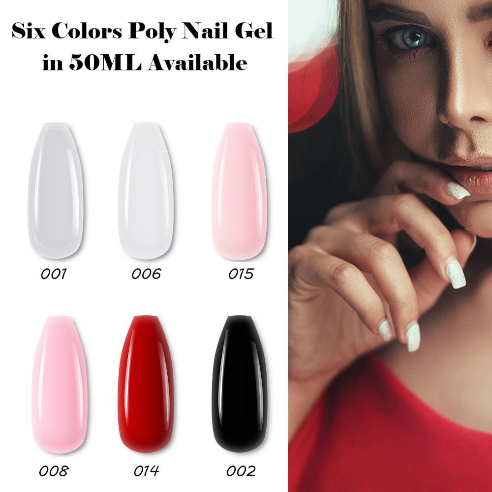 Nail Extension Gel Clear Builder Gel Nail Gel Trendy Nail Art Design Nail Extension Gel Salon Nail Easy (N1)(1U85)