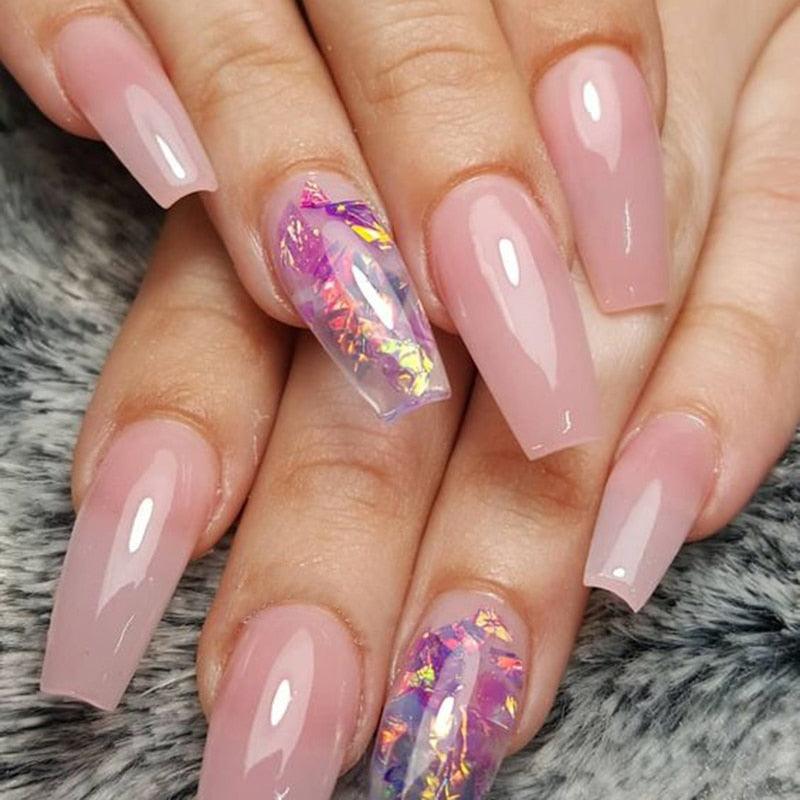 Nail Extension Gel Clear Builder Gel Nail Gel Trendy Nail Art Design Nail Extension Gel Salon Nail Easy (N1)(1U85)