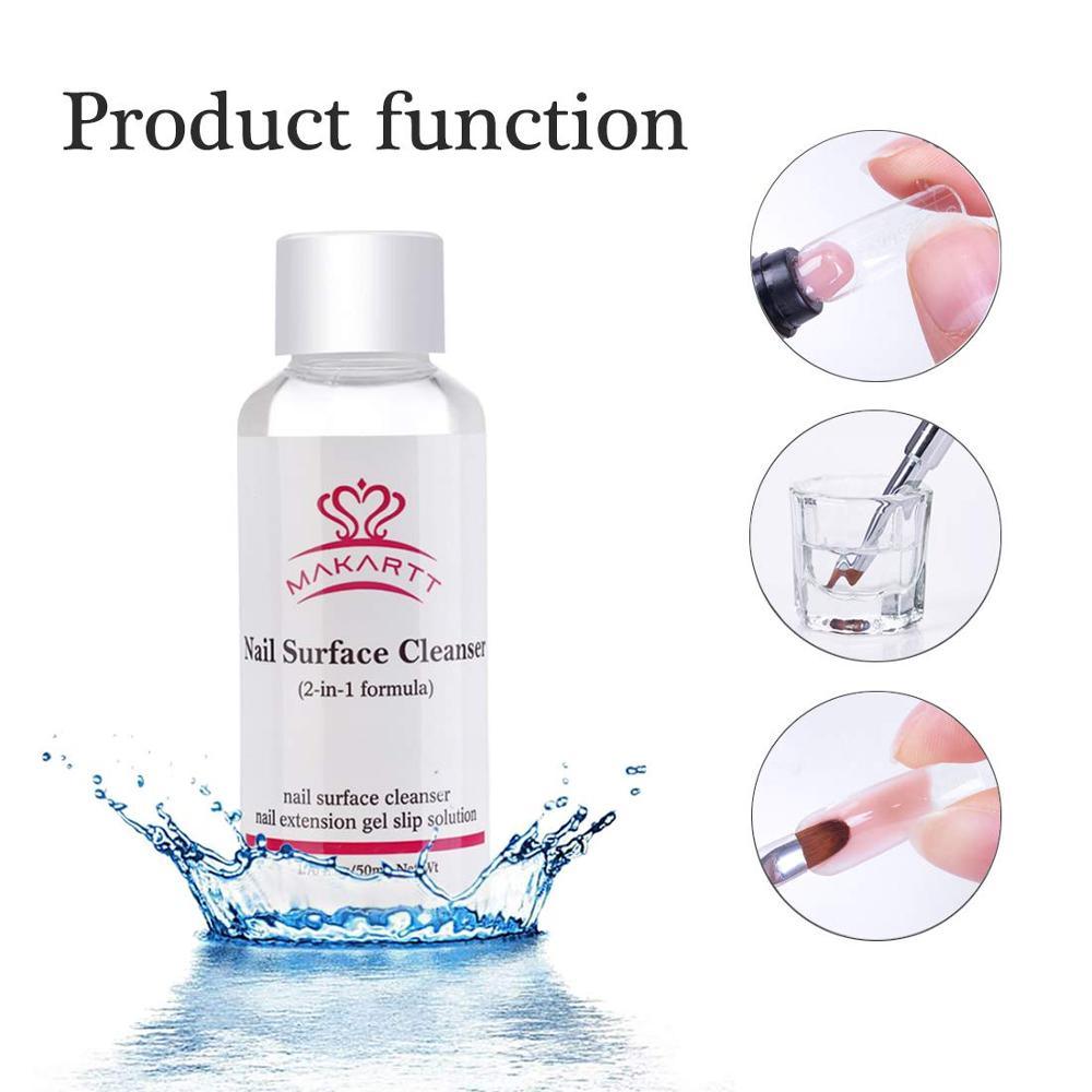Poly Nail Extension Gel Slip Solution Kit Nail Liquid for Shaping Gel Nail Extension Gel Nail Brush Lint-free Wipes (D85)(N1)(N2)(1U85)