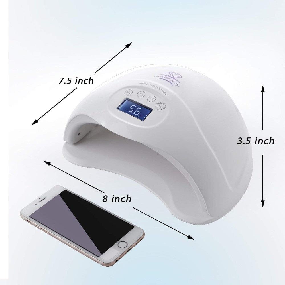 SUN5plus 48W Led Quick Drying Painless Nail Dryer Phototherapy Light Curing Nail Gel Manicure Tools (N3)(F85)