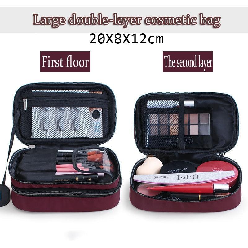 Makeup Bag Case - Stylish Waterproof Cosmetic Bag -Travel Organizer Beauty Case (D79)(LT5)