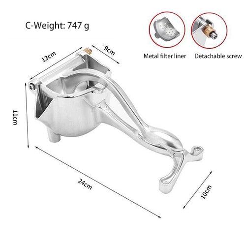 Manual Juice Squeezer Aluminum Alloy Hand Pressure Juicer Handle Press (AK3)