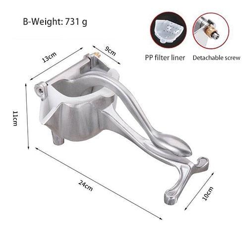 Manual Juice Squeezer Aluminum Alloy Hand Pressure Juicer Handle Press (AK3)