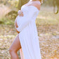 Maternity Dresses For Photo Shoot - Chiffon Pregnancy Dress - Photography Props Maxi Gown (Z6)(Z8)